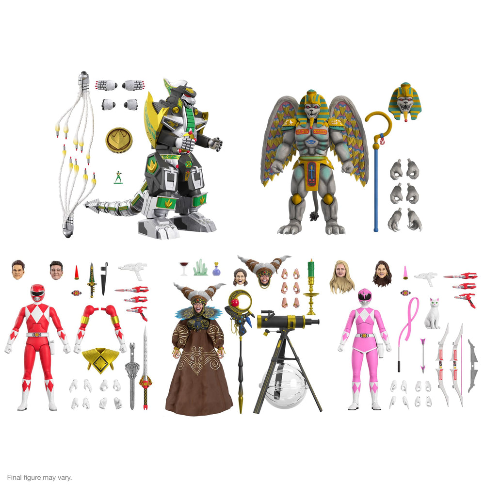 Red Ranger figure posed for collectors seeking a nostalgic hero display