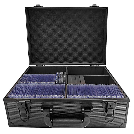 Superaimi Toploaders storage box top view shows spacious capacity for cards
