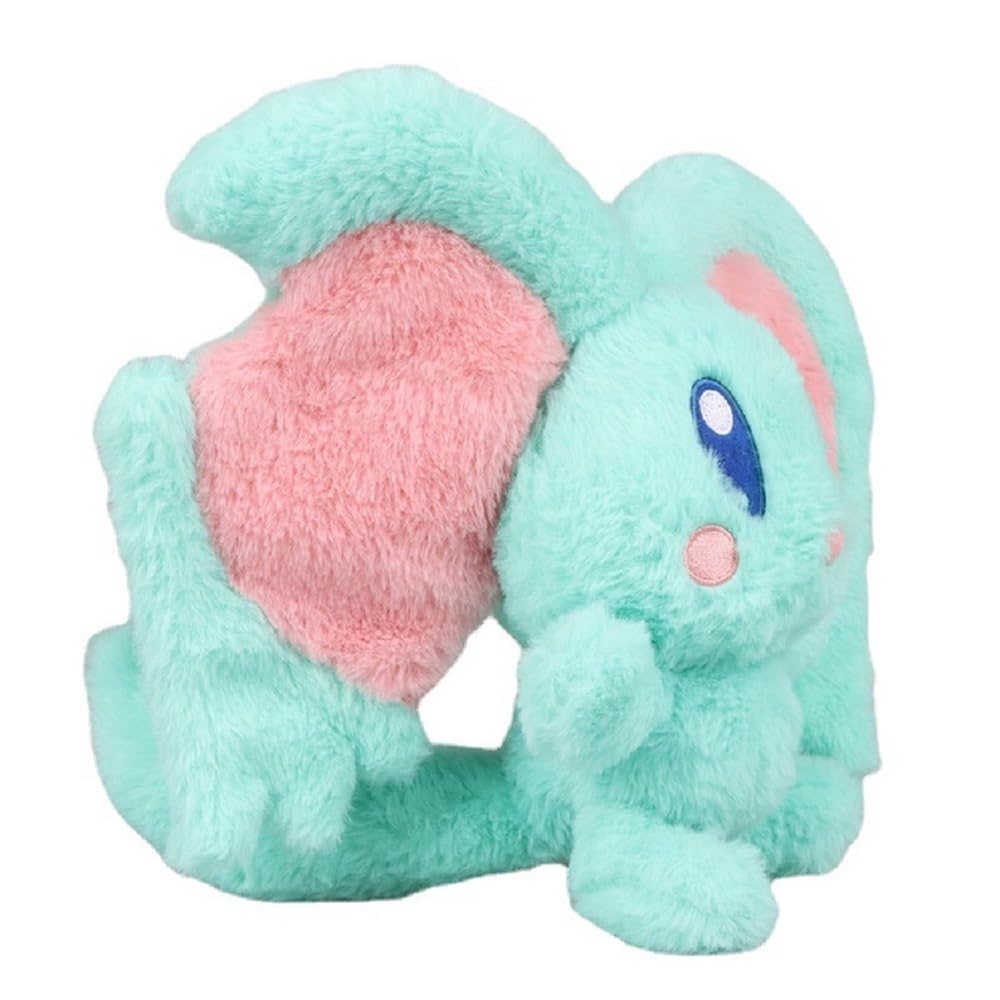 Soft-touched SUPERBE fur on Elfilin Kirby plush for comforting companionship