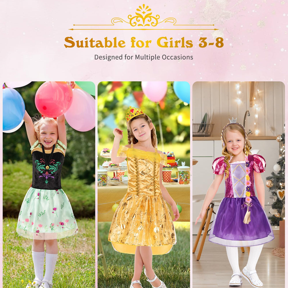SUPERHIGH Princess Dress 2 features bright accents for festive role-play.