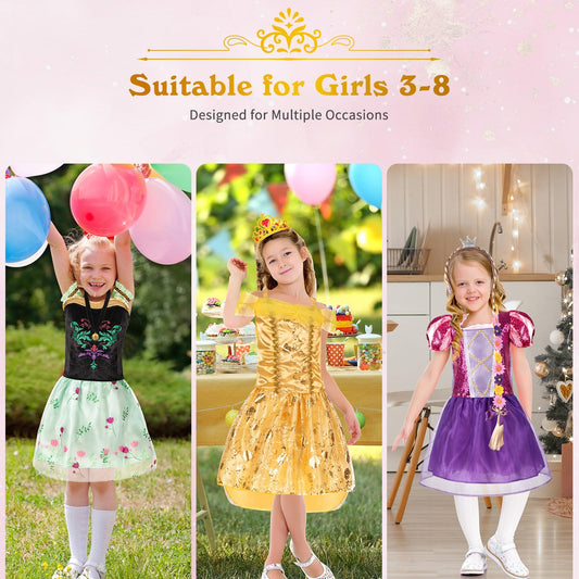 SUPERHIGH Princess Dress 2 features bright accents for festive role-play.