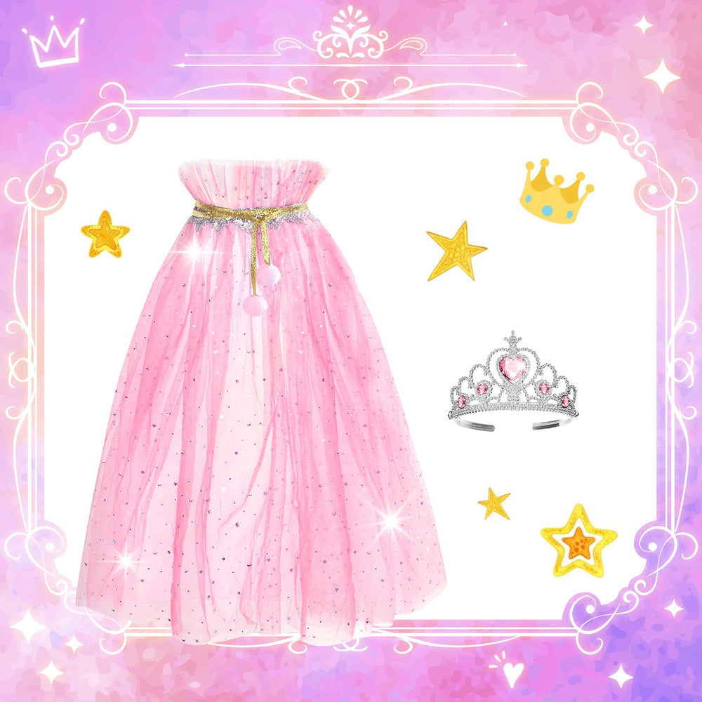 SUPERHIGH Princess dresses promote independent dress-up and social games.