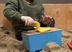 Easy to store and reuse with Superio brick maker after play.