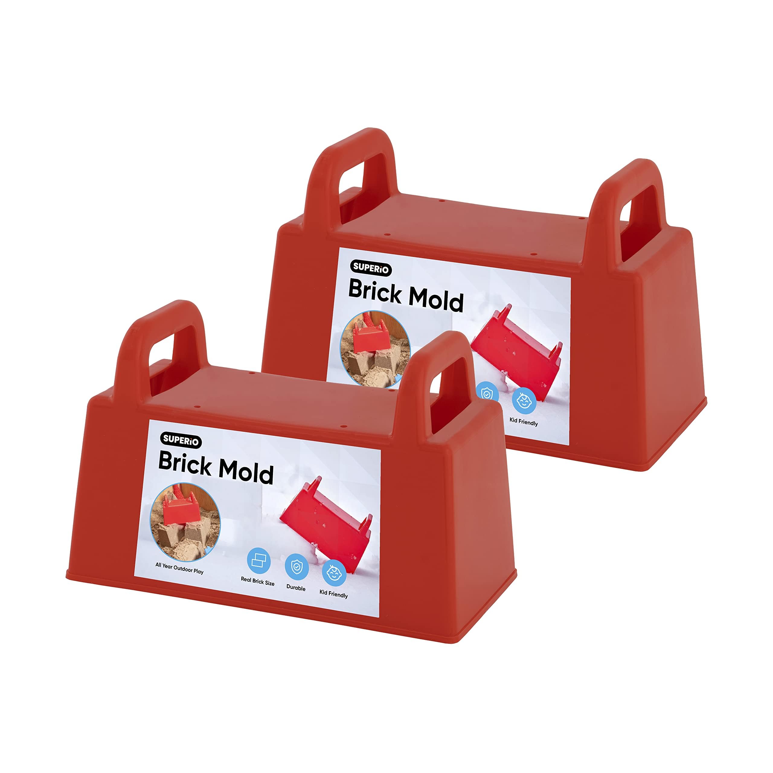 Superio Snow Brick Maker with a convenient handle for precise, effortless brick formation.