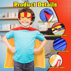 SUPER ROKO kid cape close-up fabric shows soft, durable material for adventures.
