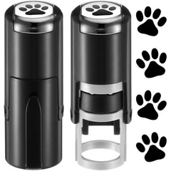Supervitae paw print stamps compact 2-pack for classrooms and crafts.