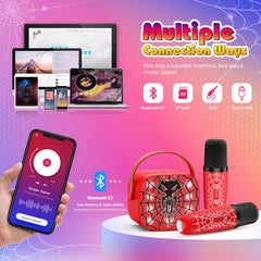 Superwin long battery life design keeps kids singing through hours of play.