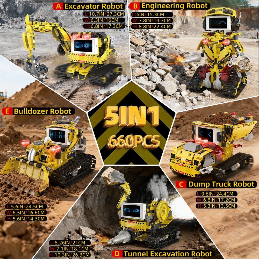 Suplanet 5-in-1 dump truck for creative construction play