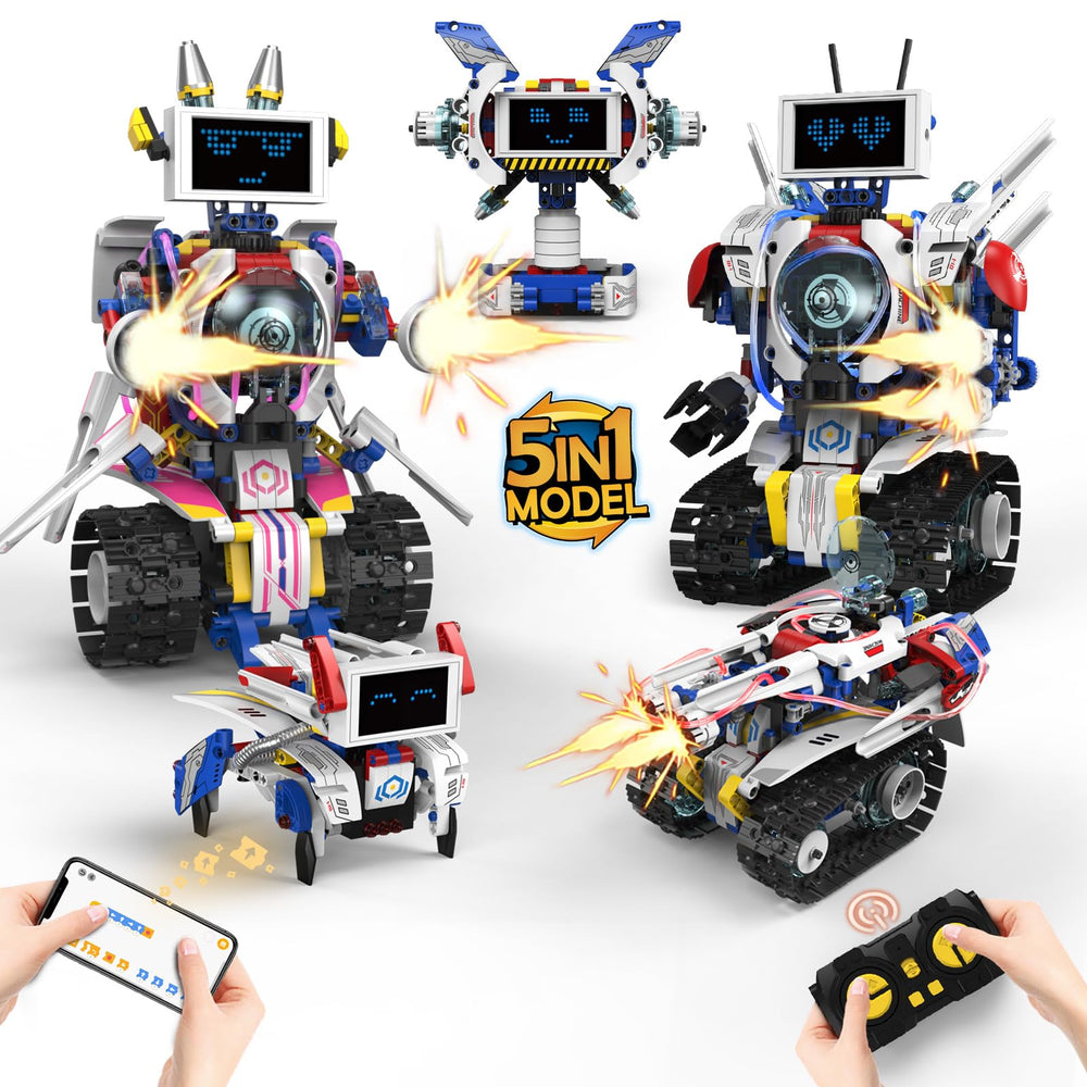 Suplanet 5in1 robot construction parts enable hands-on building and creative exploration.