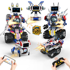 Suplanet 5in1 robot construction parts enable hands-on building and creative exploration.