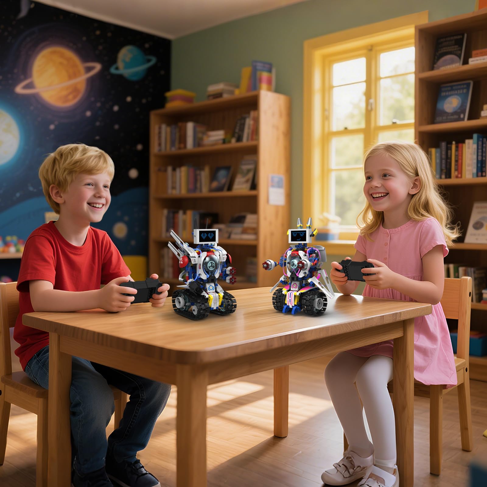 Suplanet easy instruction manual helps kids build with minimal guidance.