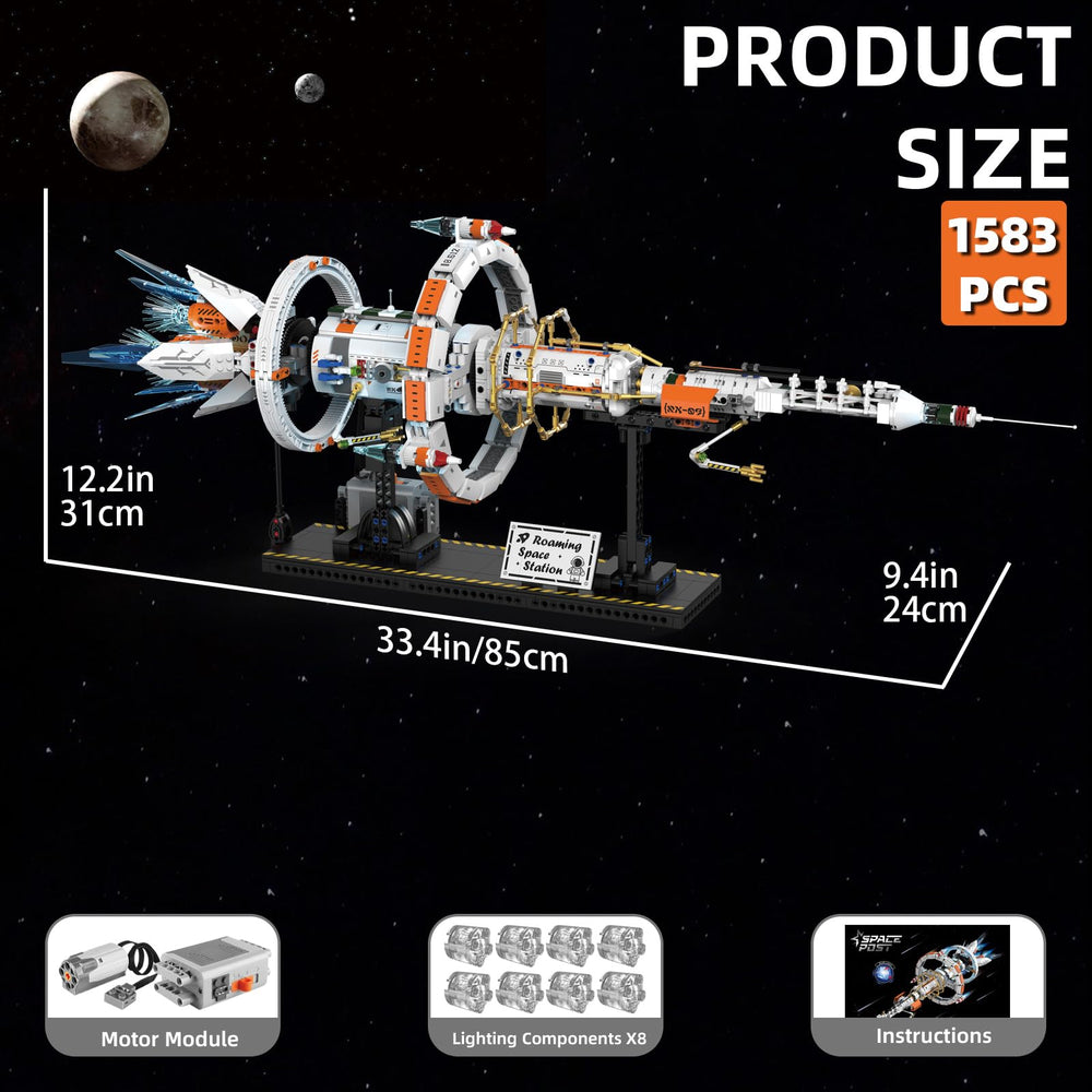 Suplanet Space Station display stand for a stable home showcase