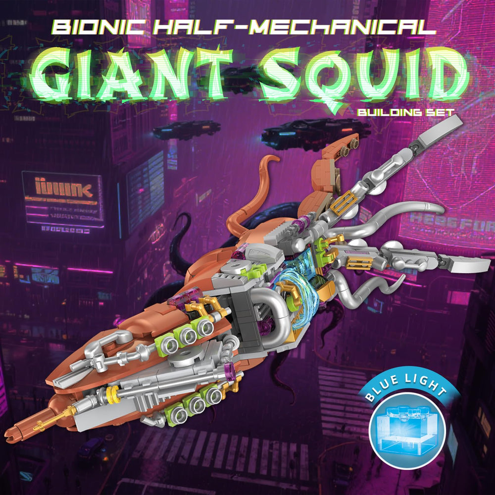 Suplanet squid assembly side view focuses on visible mechanics for curiosity