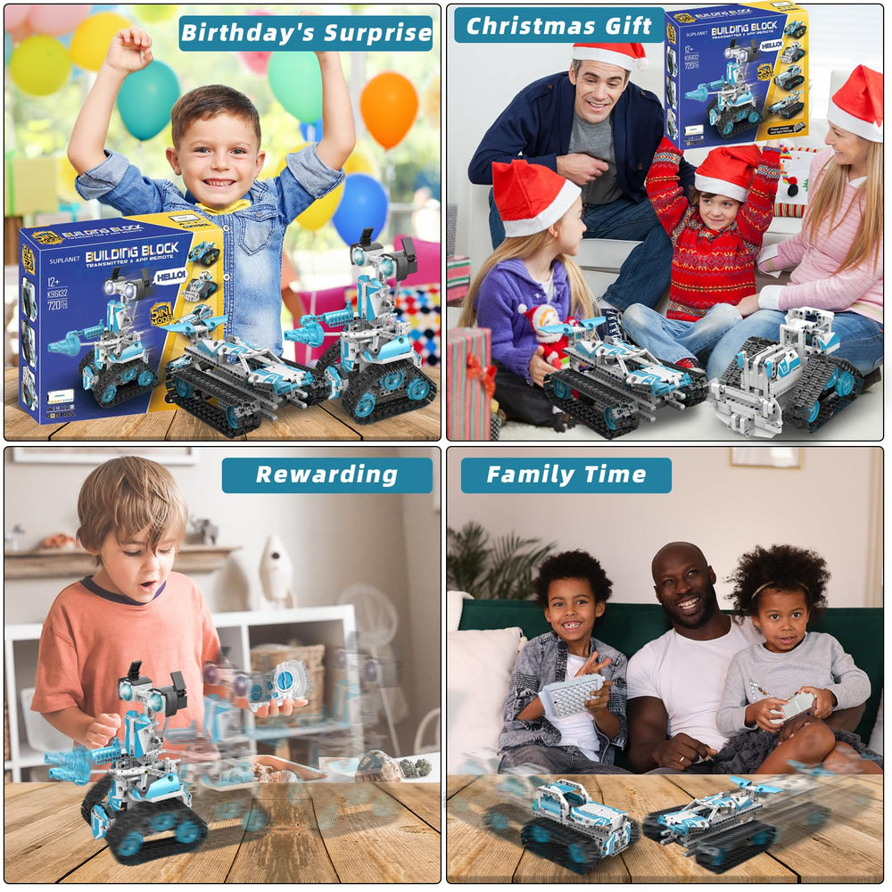 Suplanet STEM Robot 720-pcs kit enabling hands-on STEM building.