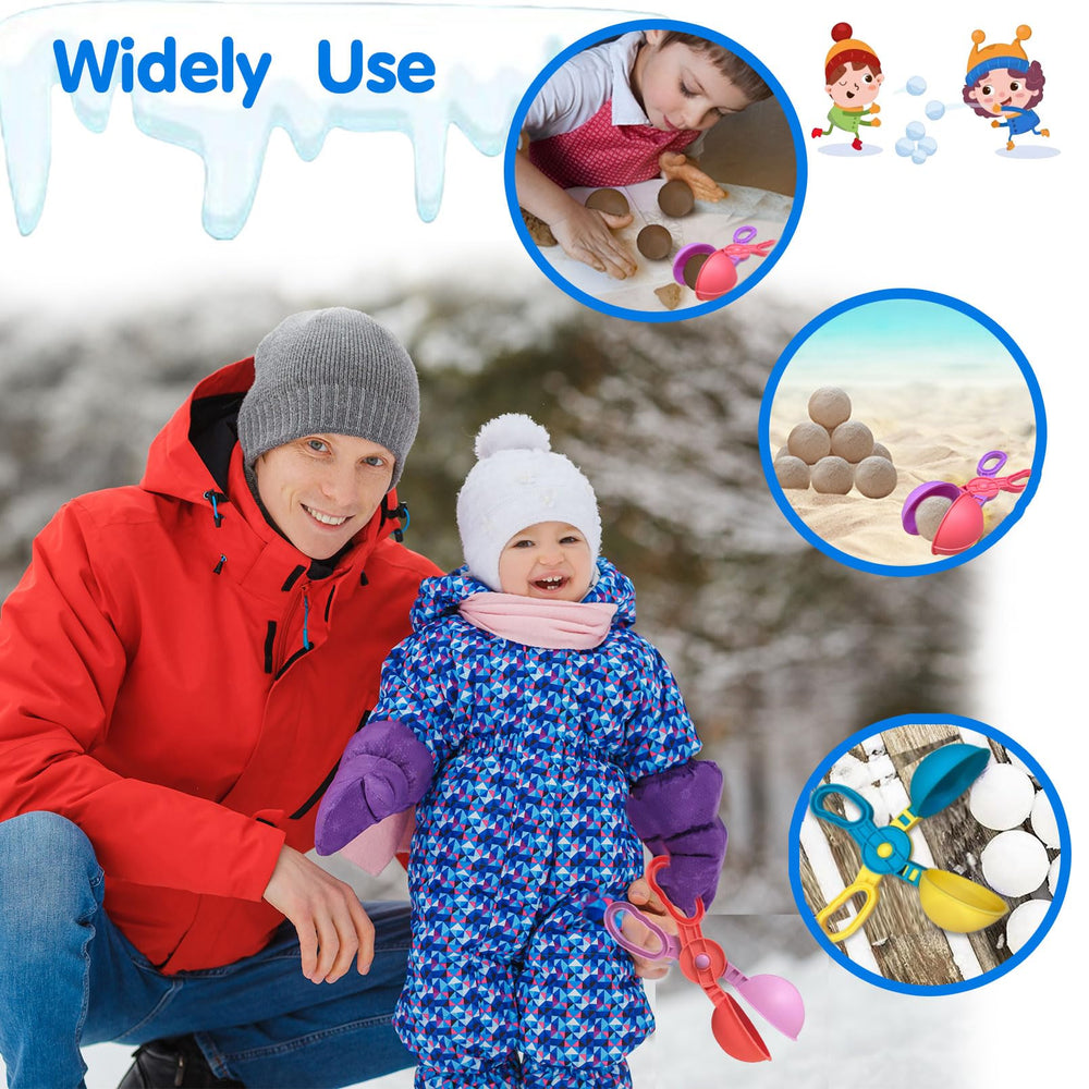 SupMLC winter outdoor play image featuring kids with snowballs