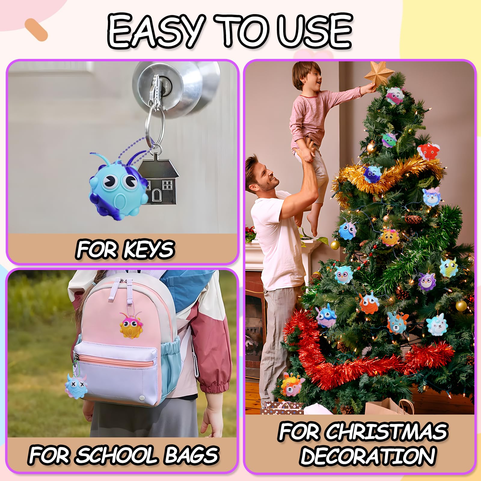 Supovil Easter basket stuffer toys for kids and teens.