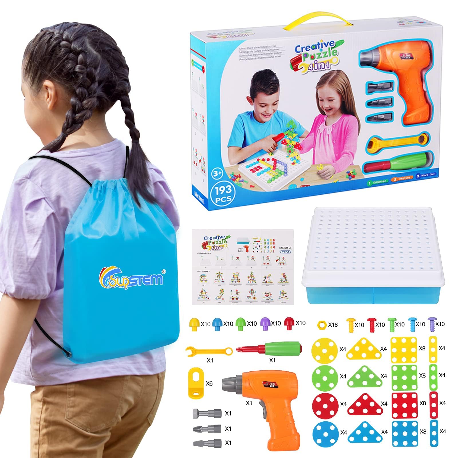 SUPSTEM 34-plus models guide makes step-by-step play both simple and inspiring.