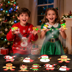 SURCVIO finger lights Christmas trees pattern adds cheer to kids' games and prizes