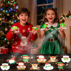 SURCVIO finger lights tree pattern glow for holiday cheer