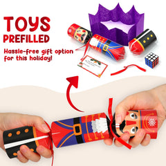 SURCVIO no-snap Christmas favor contains a hidden small gift for curious kids and adults