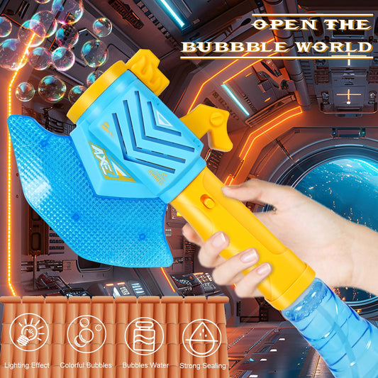 Surecool bubble solution refill pack extends play with extra bubble fluid.