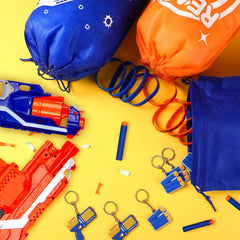 Sureio Dart Battle design close-up highlights vibrant colors and darts pattern.