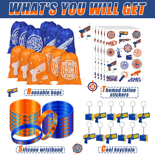 Sureio Dart Battle gift bags show durable felt for easy gifting.