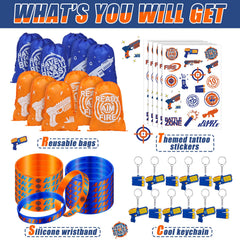 Sureio Dart Battle gift bags show durable felt for easy gifting.