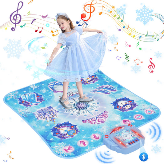 Surelect 8-button Frozen dance mat with crown button for imaginative play and rhythm