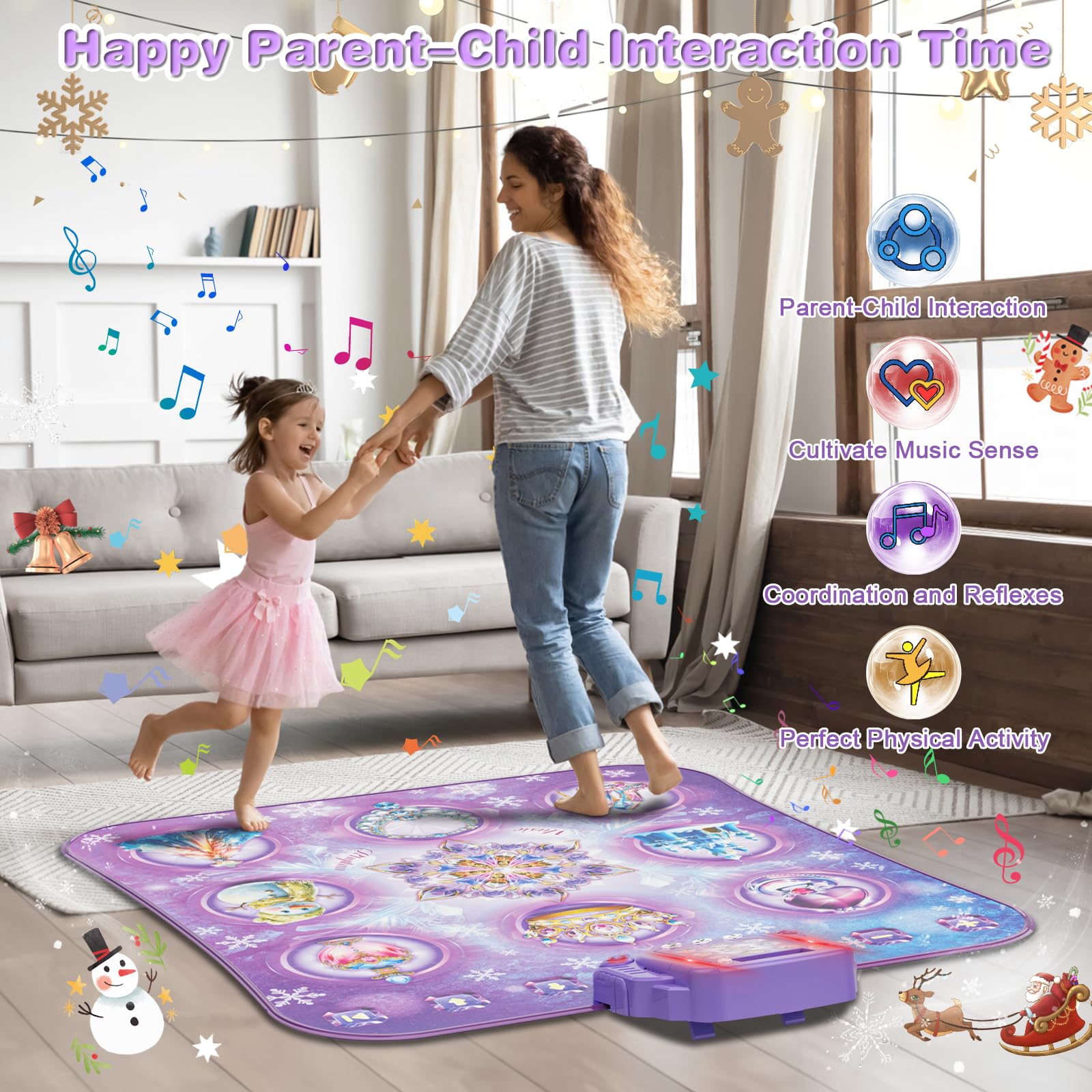 Surelect Dance Mat Bluetooth mode lets you play tracks wirelessly.