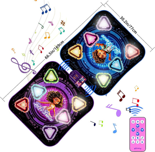 Surelect Dance Mat dual-player area highlights separate sides for safe play