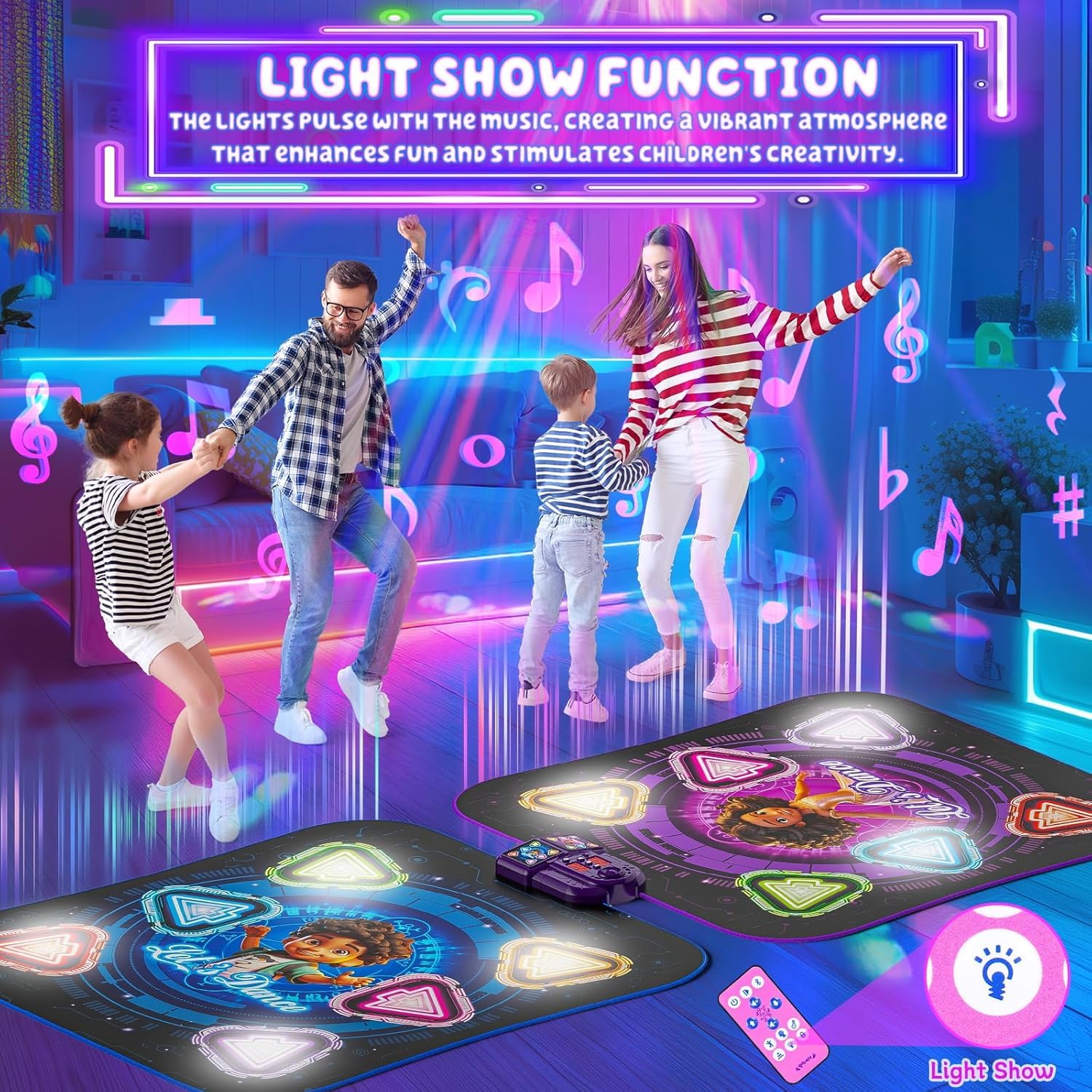 Surelect Dance Mat instrument mode adds drum and piano sounds