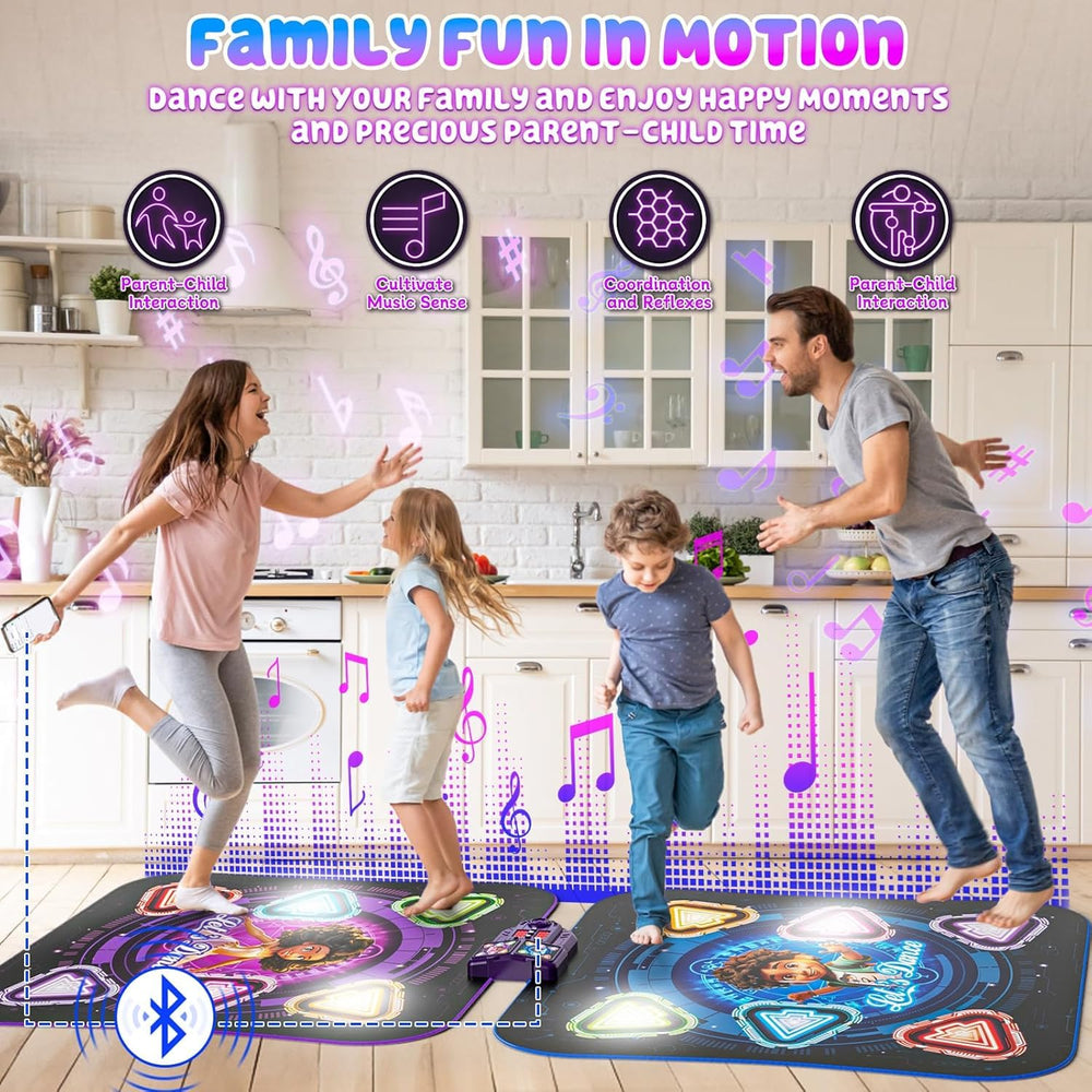 Surelect Dance Mat light show lights flash to beat for immersive play