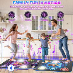 Surelect Dance Mat non-slip surface keeps kids safe during moves