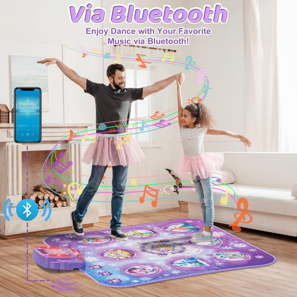 Surelect Dance Mat piano mode lets kids create notes by stepping on pads.