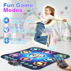 Surelect Dance Mat sturdy stand supports stable, safe practice at home