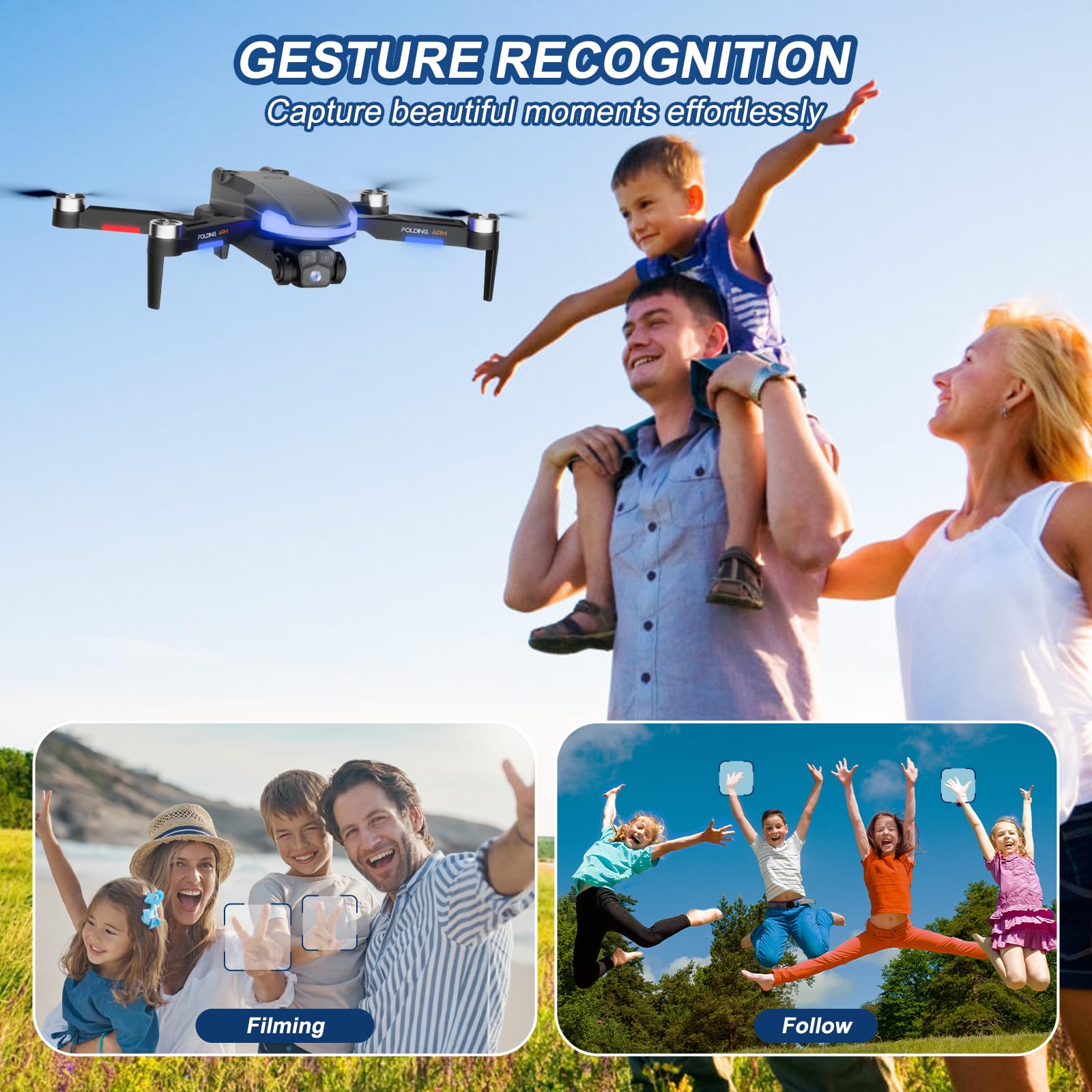 Surelect two batteries extend flight time for longer play