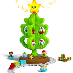 Surelect first Christmas tree glow with soft lights for toddler imagination.
