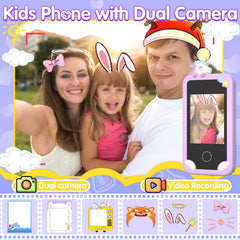 Surelect Kids Smart Phone 32GB memory card for music and lessons.