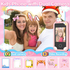 Surelect Kids Smart Phone includes 32GB SD card for music and content