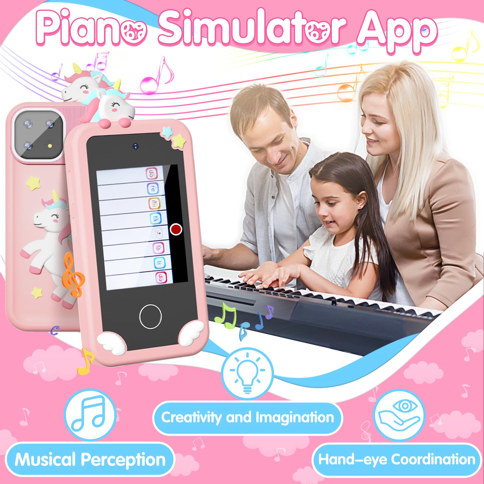 Surelect Kids Smart Phone puzzle games UI encouraging learning and problem-solving