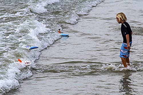 Surfer Dudes patented self-righting design ensures reliable wave catching.