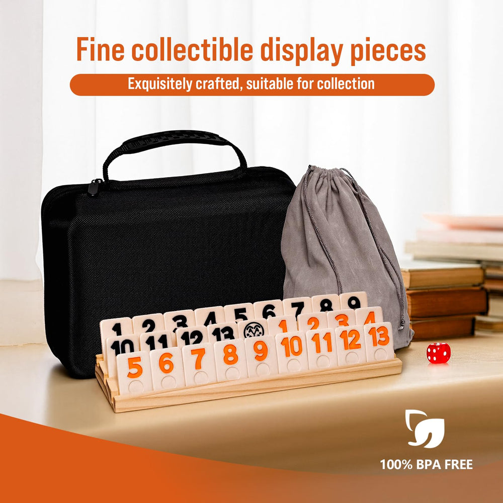 SUROQUE Rummy Cube drawstring bag offers convenient travel storage