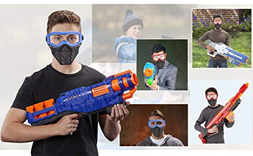 Surper tactical mask adjustable strap ensures secure fit