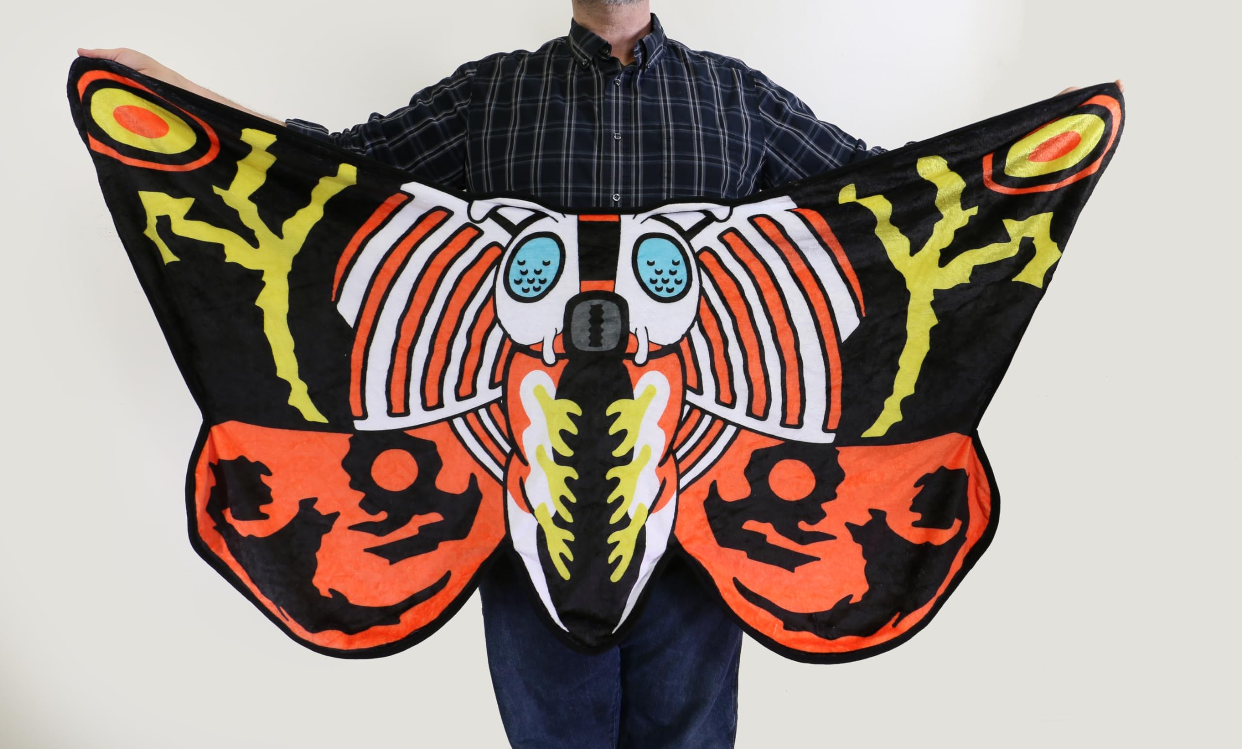 Surreal Entertainment Mothra plush uses durable materials for gentle care.