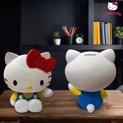 Durable PVC Hello Kitty bank by Surreal Entertainment for long-term savings use.