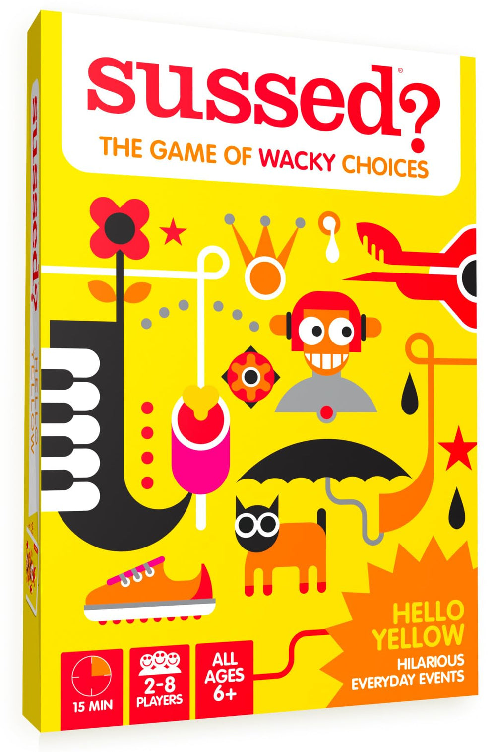 SUSSED What Would You Do card pack opened for family game night.
