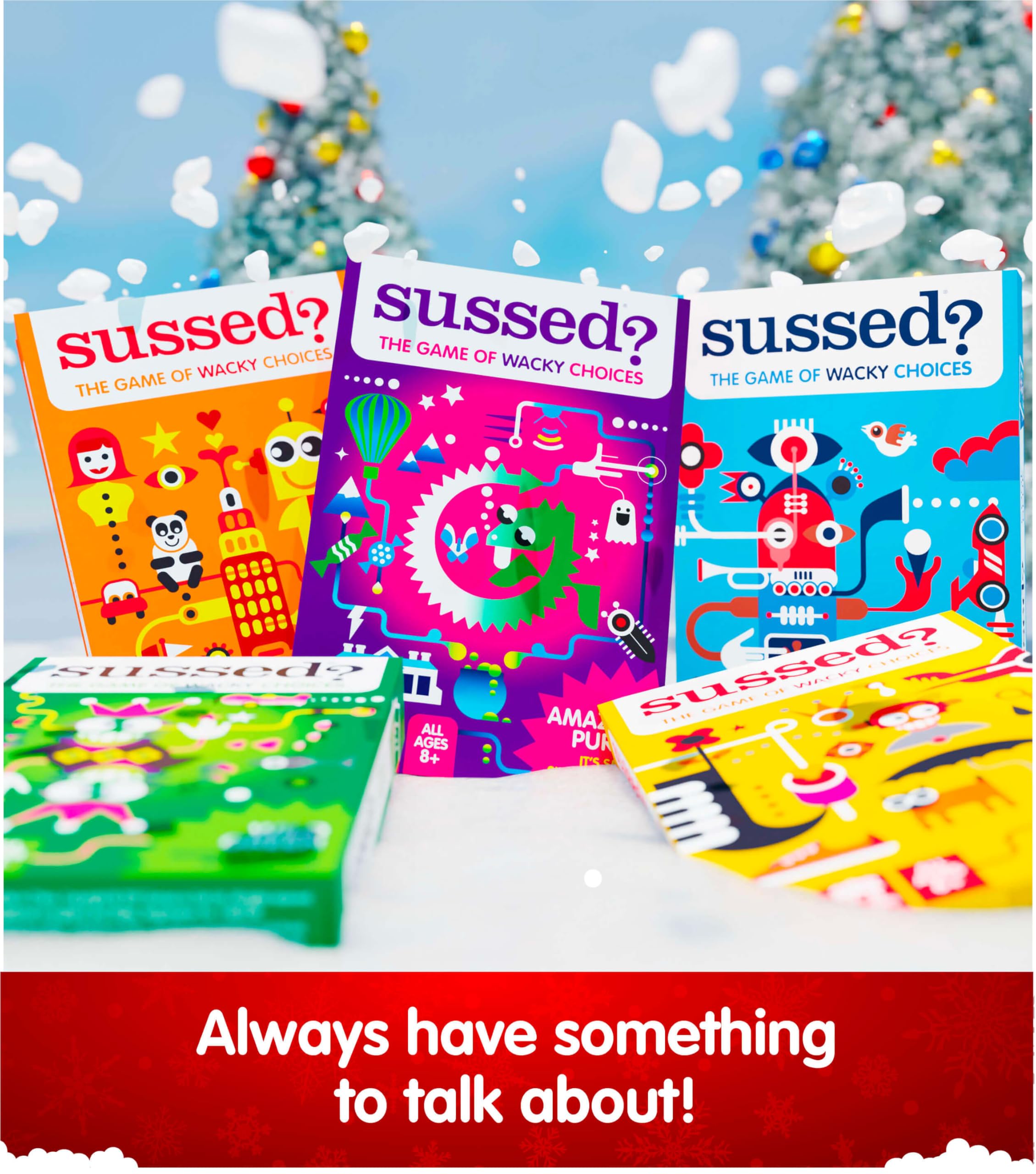SUSSED The Wacky What Would You Do contents include 230 questions and 693 answers.