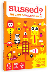 SUSSED The Wacky What Would You Do packaging for quick setup and easy gifting.