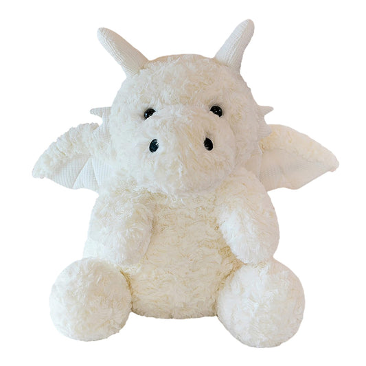 SUSULF Little Flying Dragon plush in white 7-87in, a soft cuddle companion.